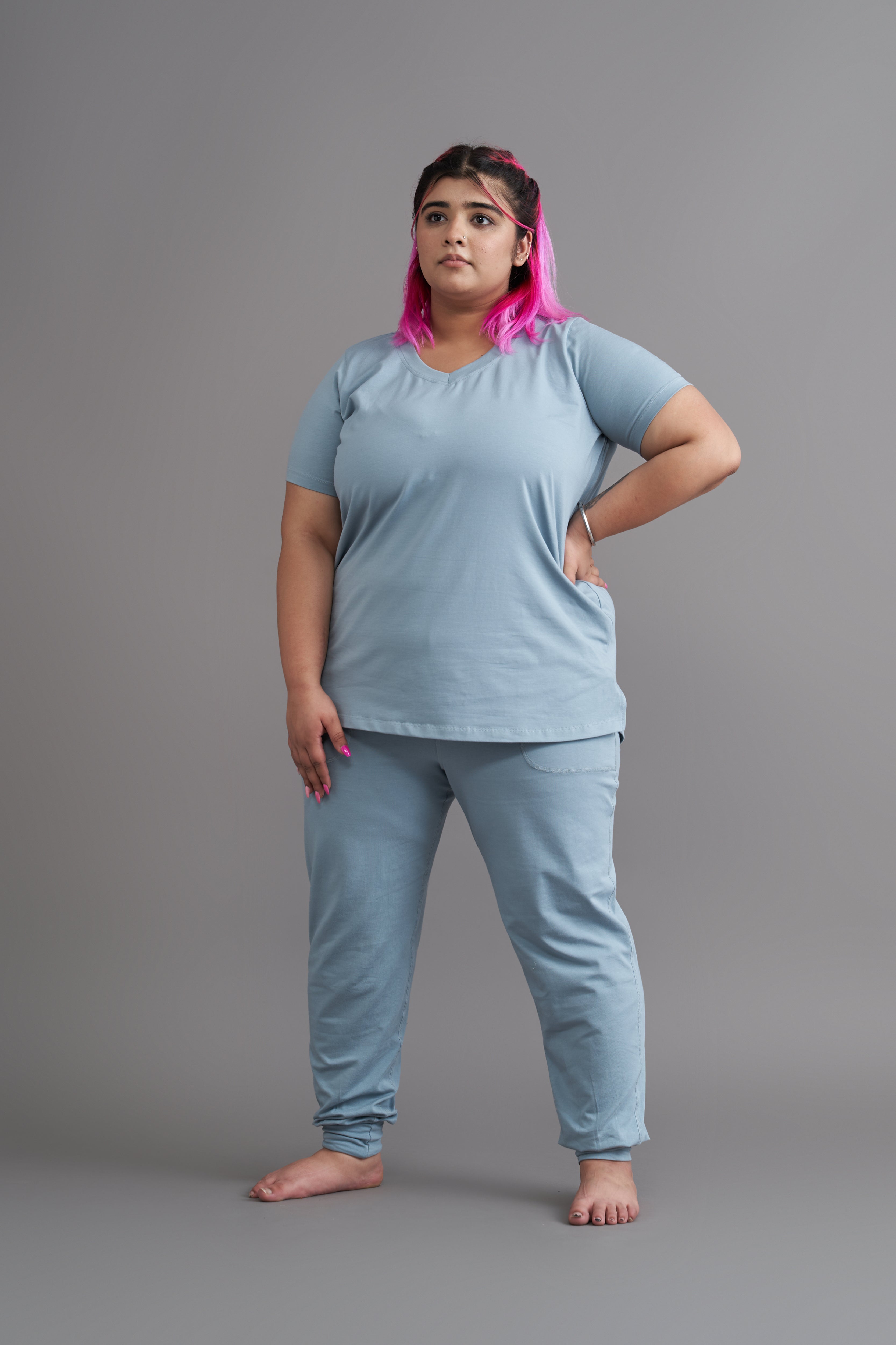 Snooze Tee: Calm Blue