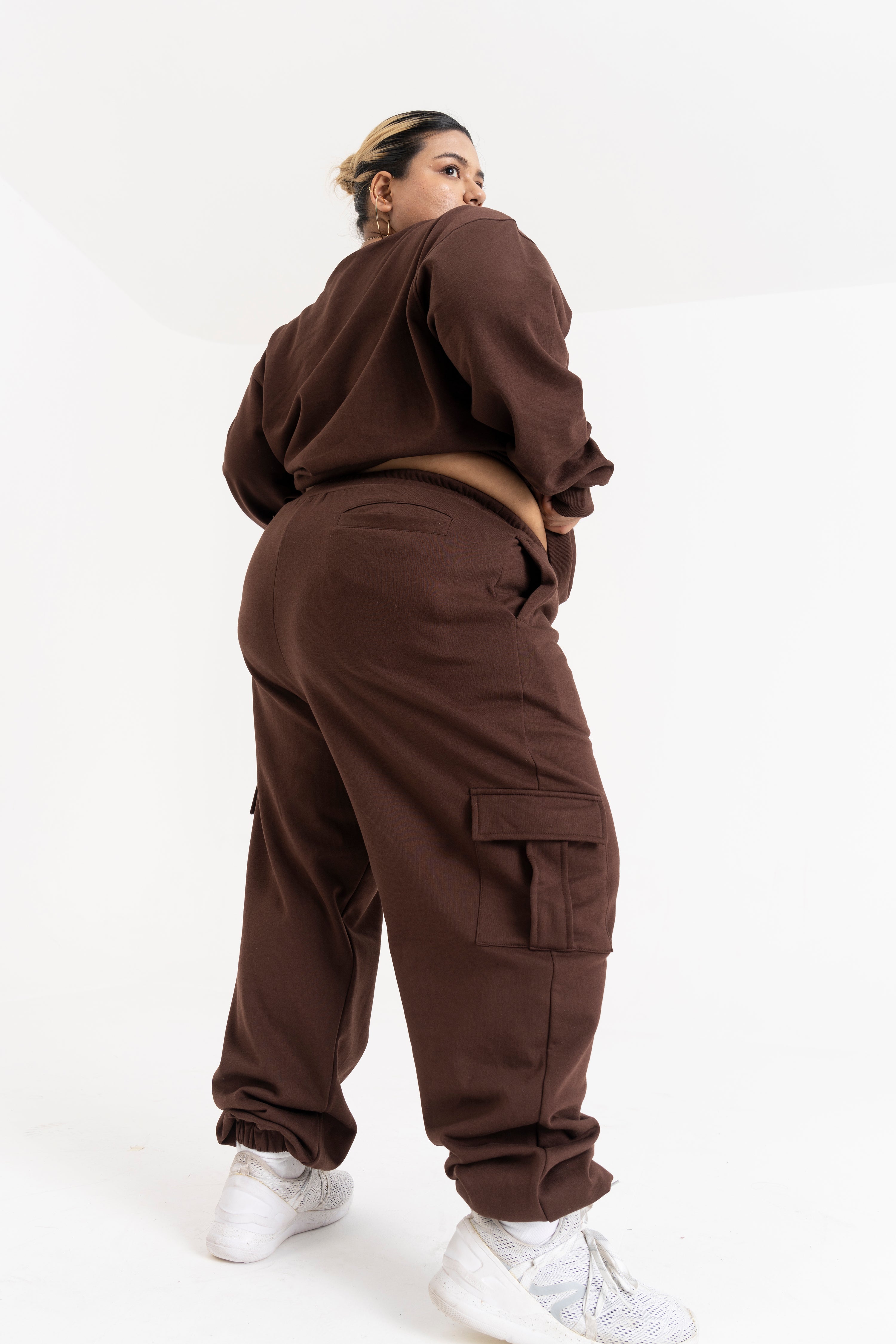 Cloud Fleece Jogger: Brown