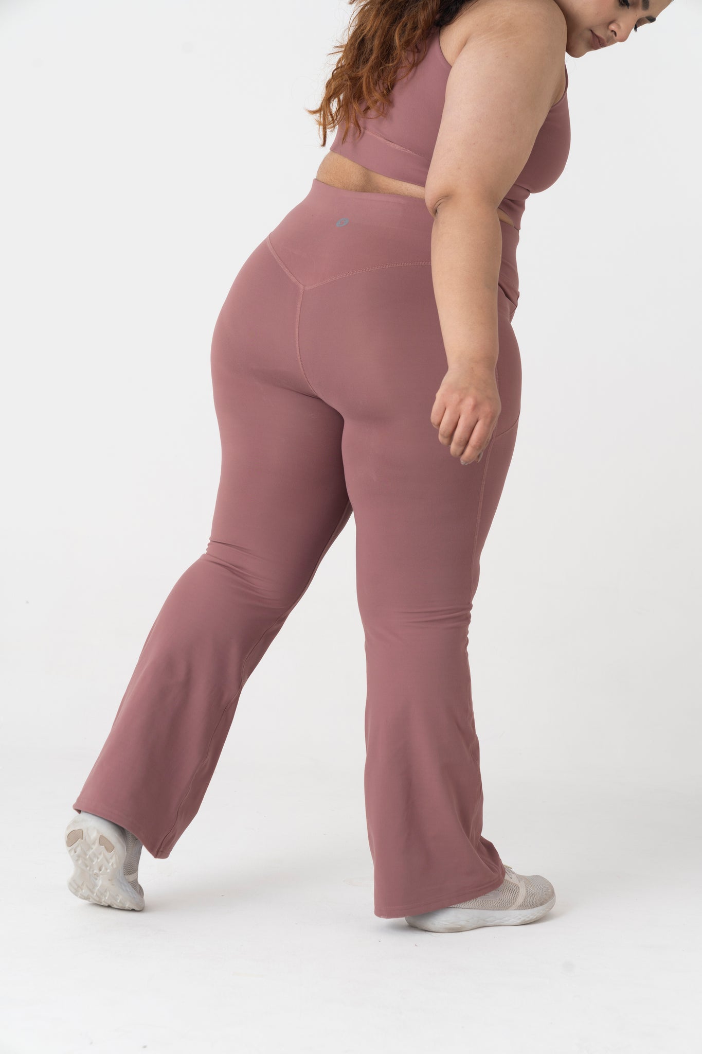 FlexiFlare Pants: Rose Brown