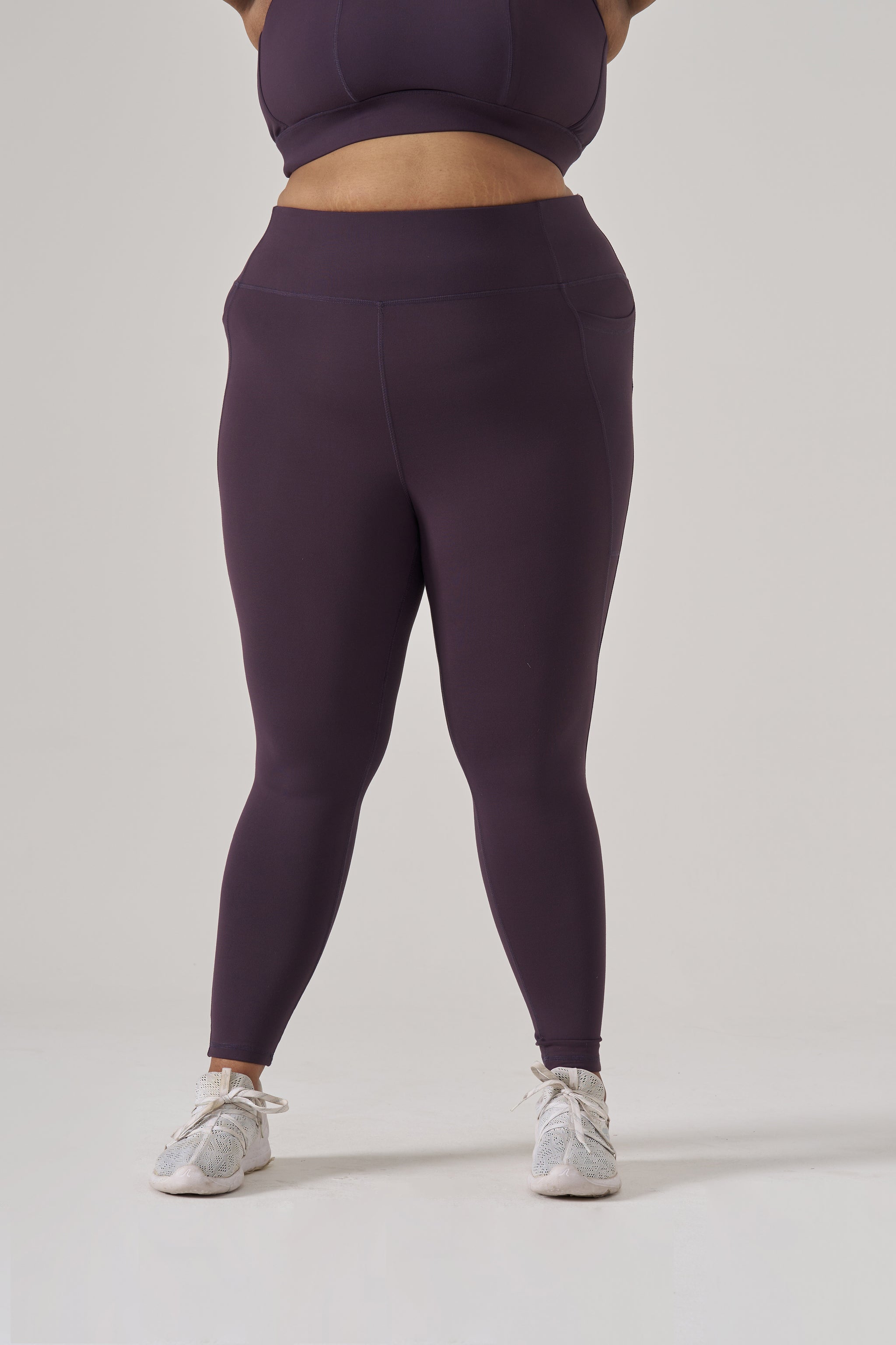 Leggings Best Curvy Dress Pants Feel Comfy Legging: Purple Haze