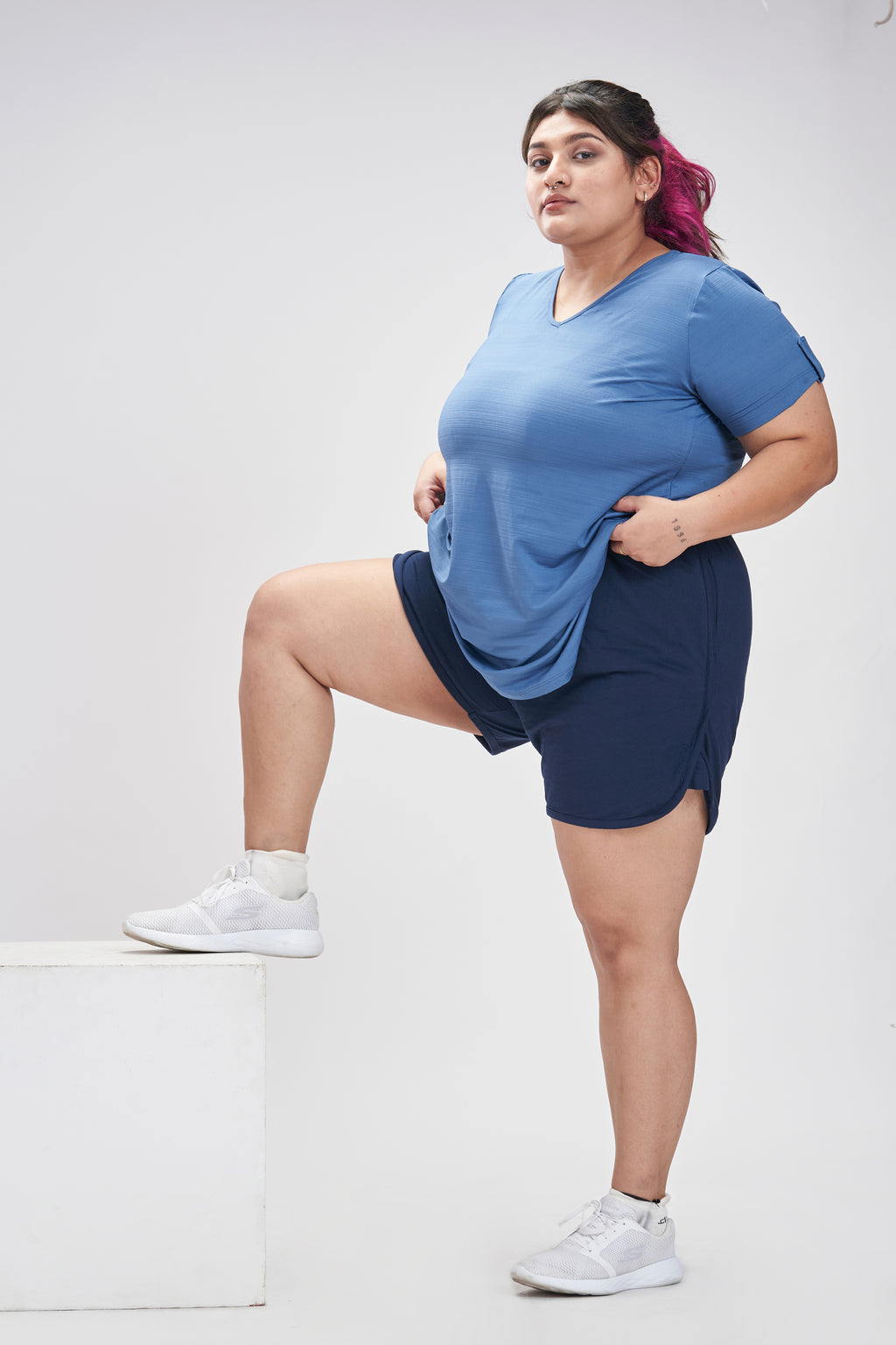 Plus Size Regular Fit Shorts